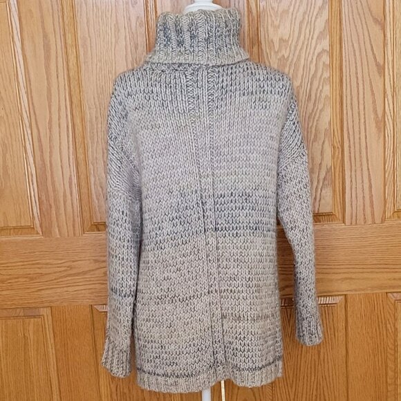 Elsa Manda Anthropologie Turtleneck Wool Alpaca Mohair Sweater Made in Italy - Picture 7 of 15